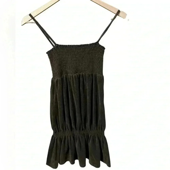 🟣Plush by Lush Black Terrycloth Cover-Up – Size Small - Picture 2 of 4